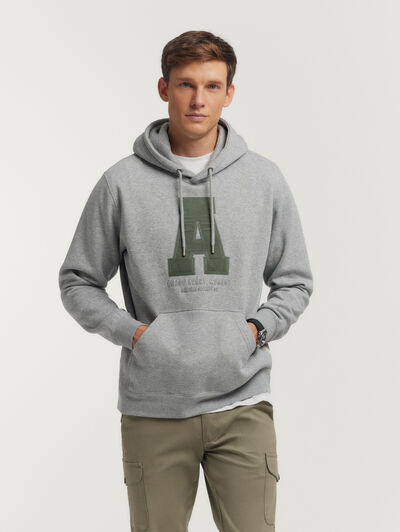 SUDADERA MOMENT GRIS