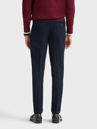 PANTALON CLASSIC TWILL AZUL MARINO