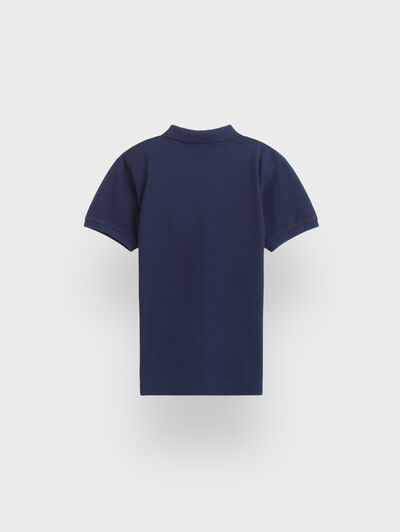 POLO BASIC KIDS AZUL MARINO