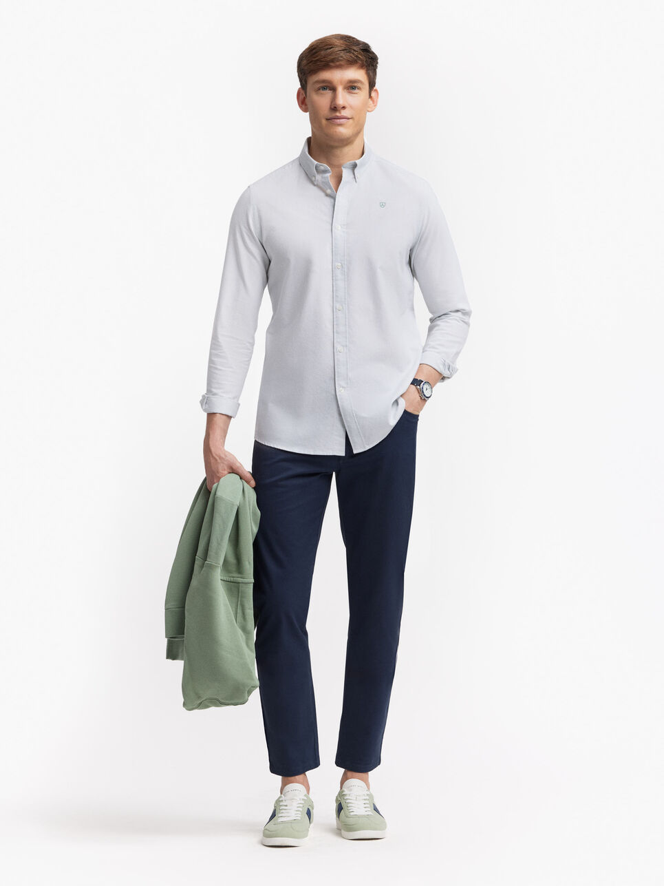 CAMISA OXFORD MIL RAYAS