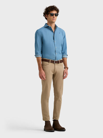 CAMISA DENIM JACK AZUL