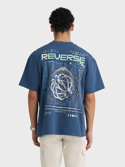 CAMISETA REVERSE AZUL MARINO