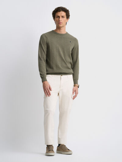 JERSEY ROUND NECK TRENDY VERDE