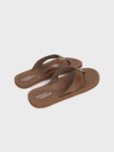 CHANCLAS SAFARI MARR&Oacute;N