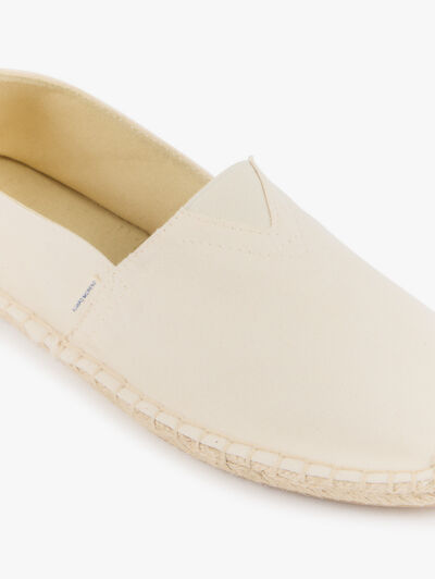 ESPADRILLES COTTON CANVAS CRUDO