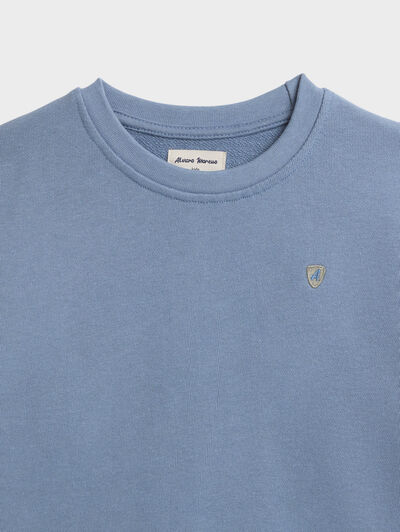 SUDADERA BASIC KIDS AZUL