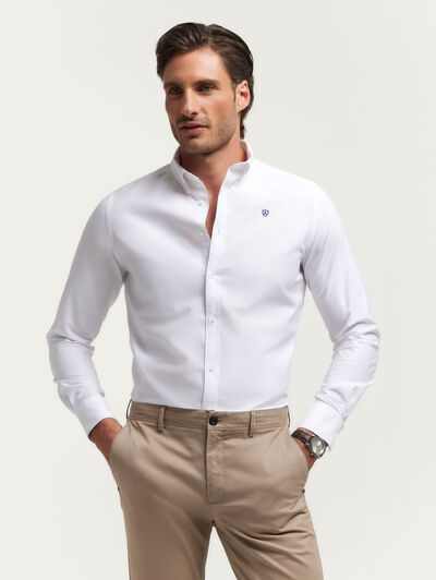 CAMISA OXFORD BASIC BLANCO