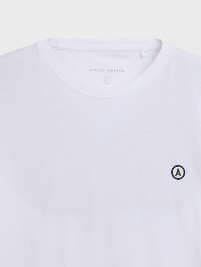 CAMISETA PATCH BLANCO