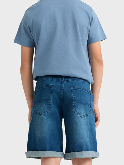 BERMUDA DENIM VUELTA KIDS AZUL