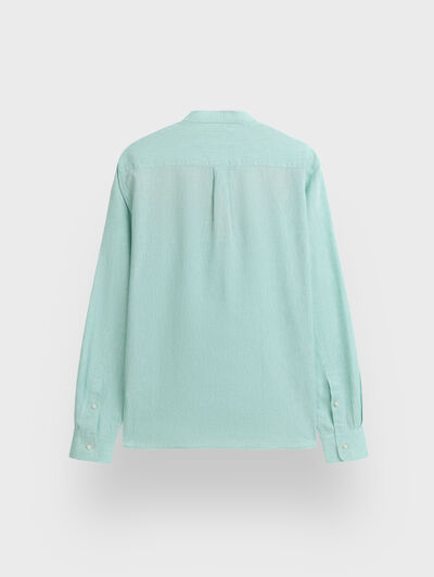 CAMISA LINO MAO VERDE