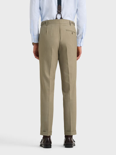 PANTALON DOPPIO TROPICAL VERDE