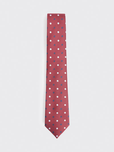 CORBATA JACQUARD MF ROJO