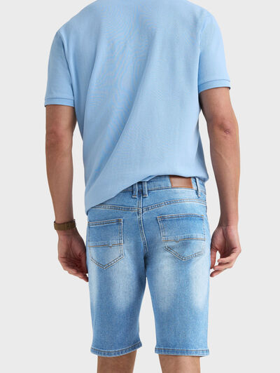 BERMUDA DENIM 5P AZUL