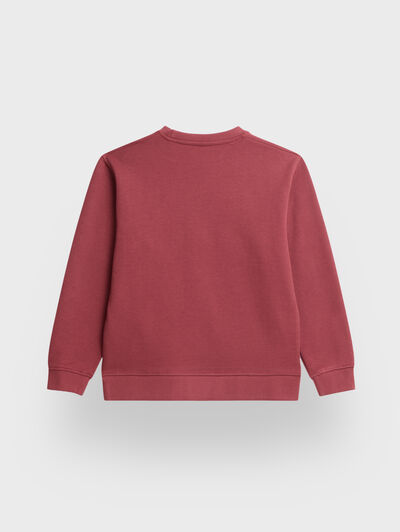 SUDADERA BASIC KIDS ROJO