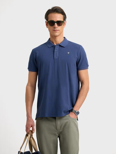 POLO WARHOL AZUL MARINO