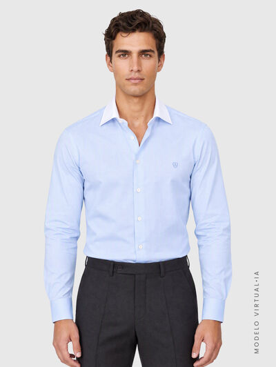 CAMISA FIL A FIL C.BLANCO