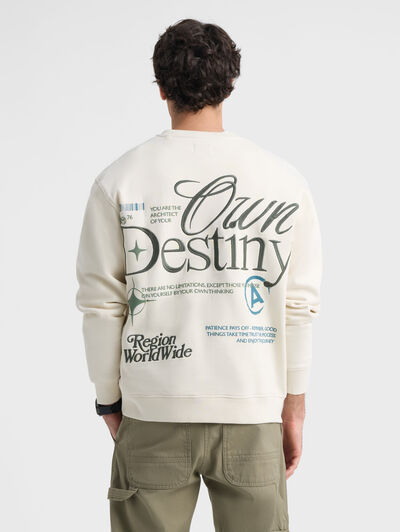 SUDADERA DESTINY CRUDO