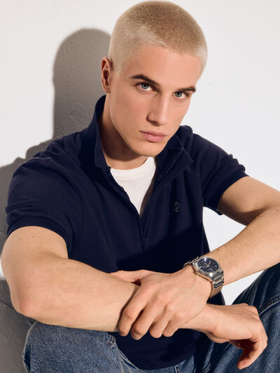 POLO DRAKE AZUL MARINO