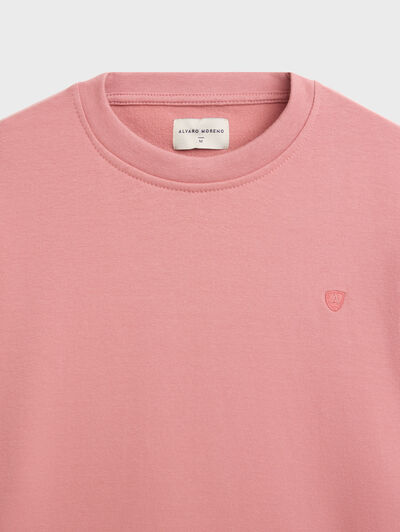 SUDADERA BASIC FANCY ROSA
