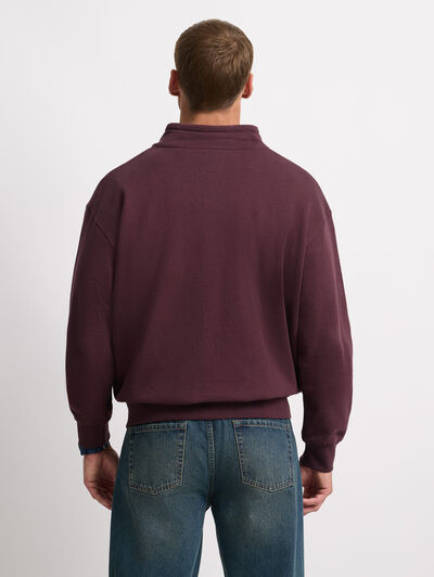 SUDADERA BRAX BURDEOS