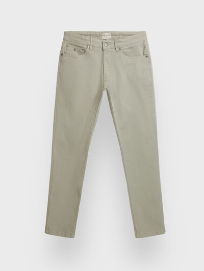 PANTALON TEJANO VERDE