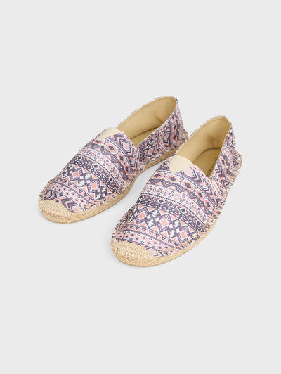 ESPADRILLES ETHNICAL CORAL