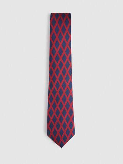 CORBATA JACQUARD MF ROJO