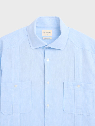 CUBANA LINO CHAMBRAY CELESTE