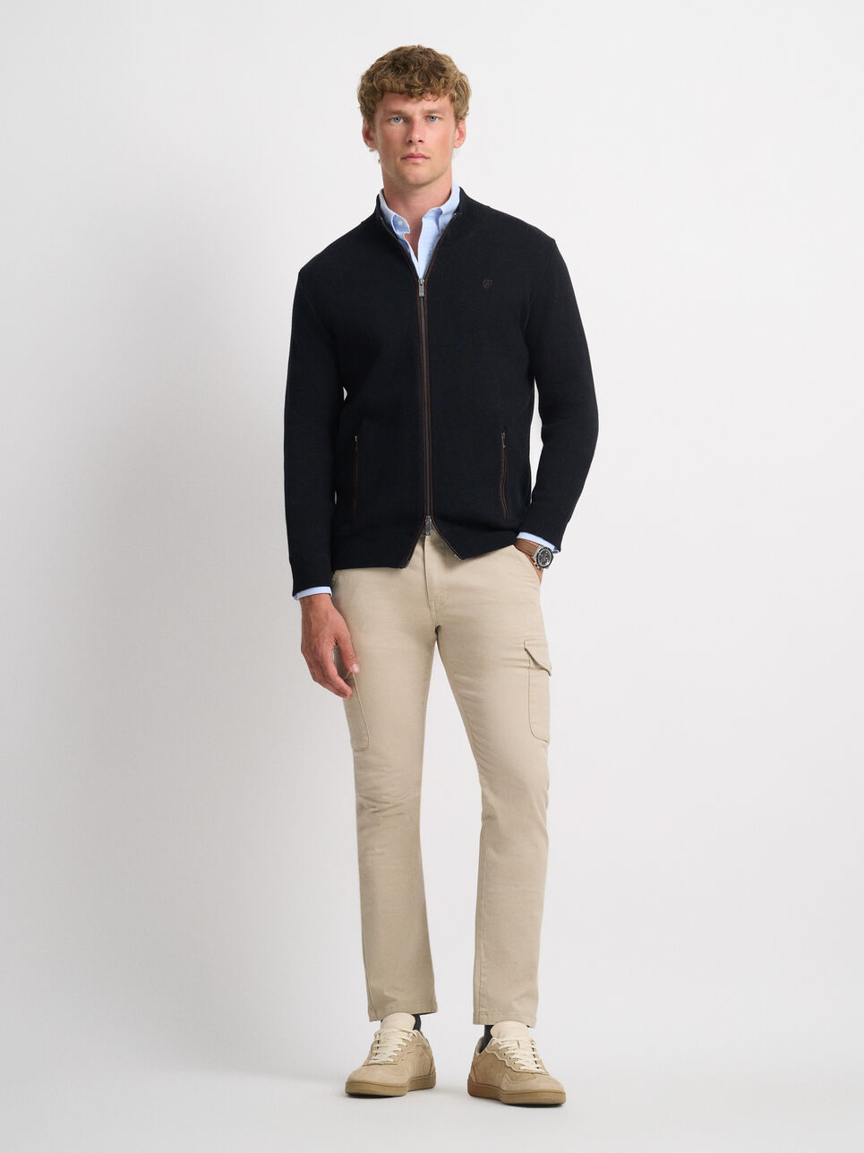 CARDIGAN CONTRASTE