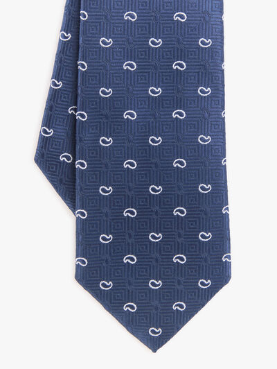 CORBATA JACQUARD MF KIDS AZUL MARINO