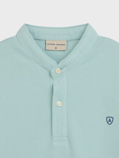 POLO MAO TRENDY VERDE AGUA