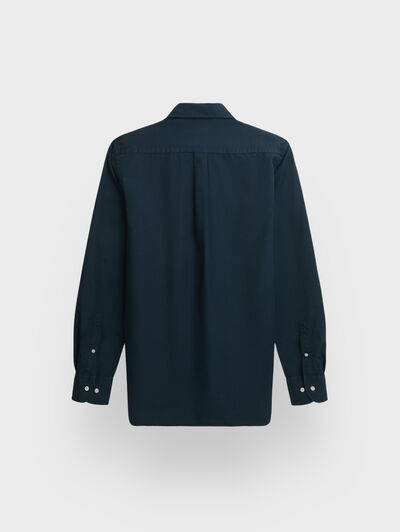 CAMISA POPELIN AZUL MARINO