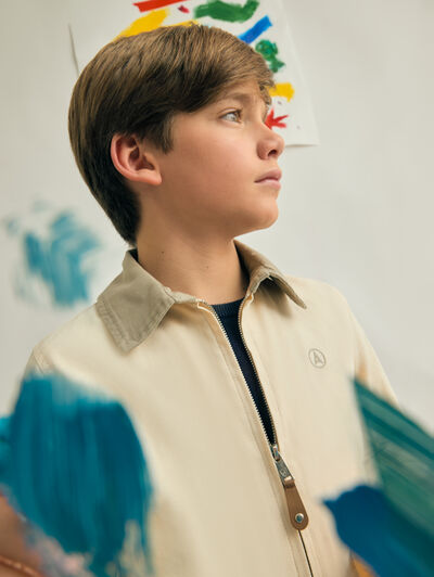 CAZADORA COLLINS KIDS CRUDO