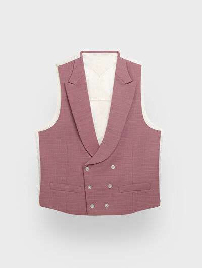 CHALECO PANAMA BURDEOS