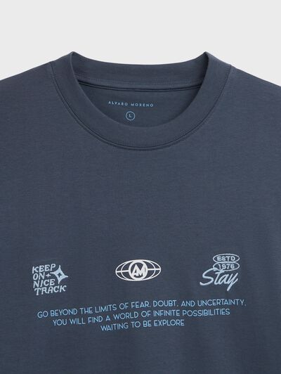 CAMISETA POTENTIAL  AZUL MARINO