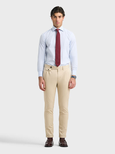 PANTALON CARROT BEIGE