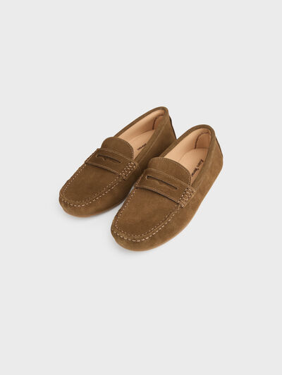 MOCASIN SERRAJE KIDS MARR&Oacute;N