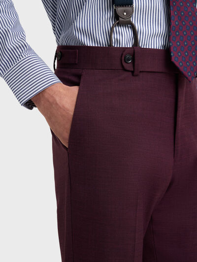 PANTALON NAPOLI ROYAL FIL BURDEOS