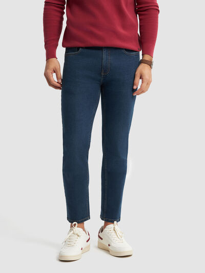 PANTALON LUCKY DENIM AZUL MARINO