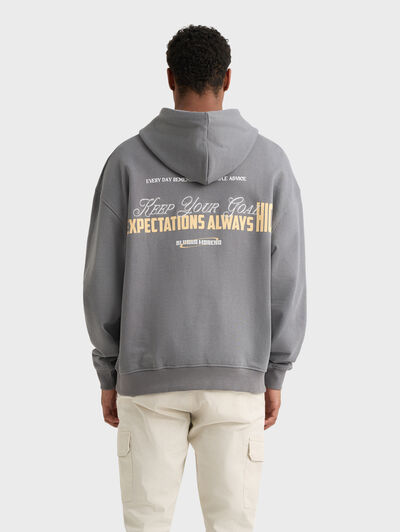 SUDADERA REMEMBER GRIS