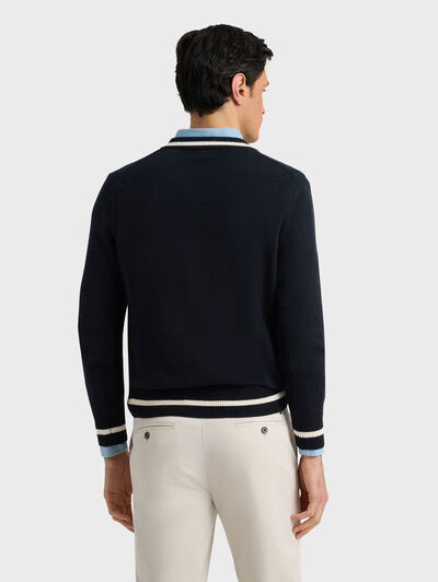 JERSEY MONACO AZUL MARINO