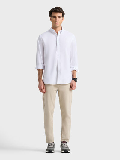 CAMISA OXFORD SOLID BLANCO