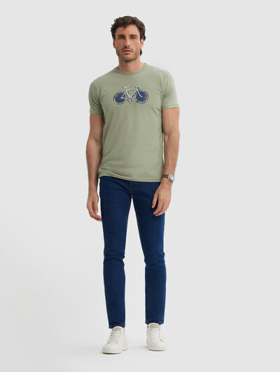 DENIM SLIM BASICO AZUL MARINO