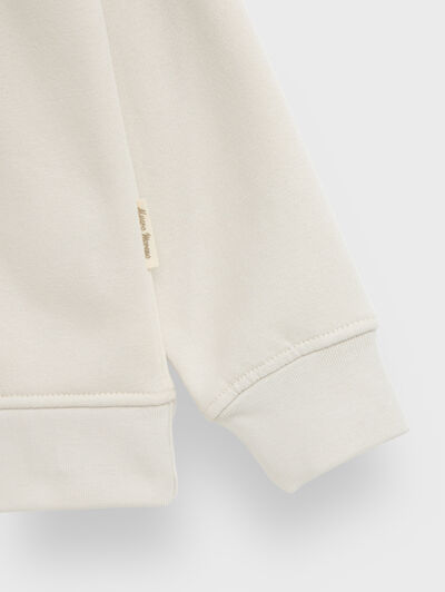SUDADERA BASICA KIDS BEIGE