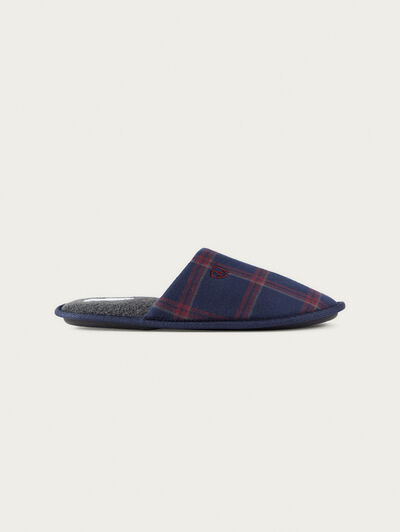 ZAPATILLAS CUADROS AZUL MARINO
