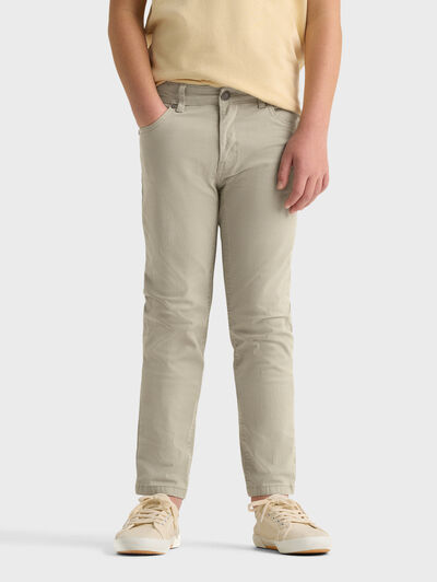 PANTALON 5 BOLSILLOS KIDS VERDE