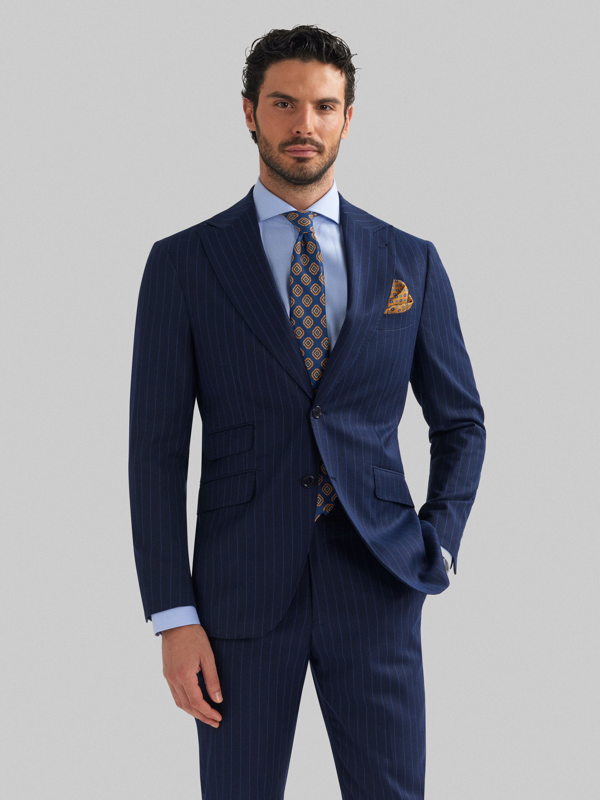 PANTALON CAPO DIPLO AZUL MARINO