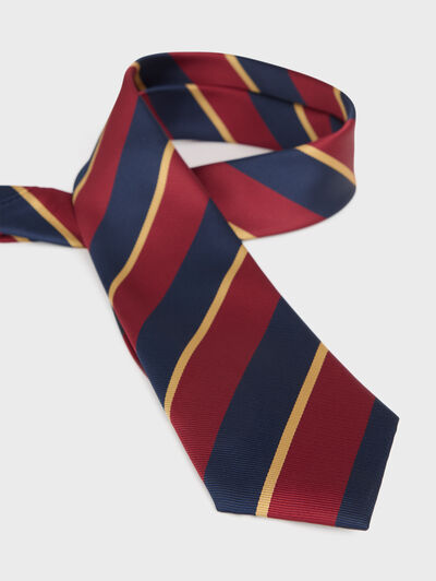 CORBATA JAQUARD MF BURDEOS