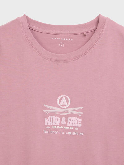 CAMISETA BAREFOOT ROSA