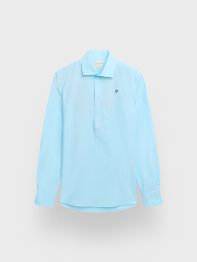 POLERA OXFORD SOLID TURQUESA